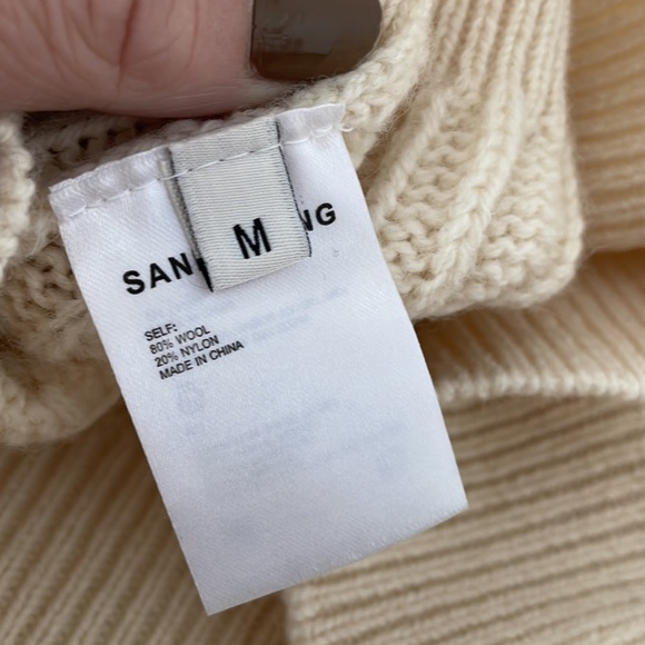 Sandy Liang Half Sweater Panna Cotta M - Picture 7 of 9